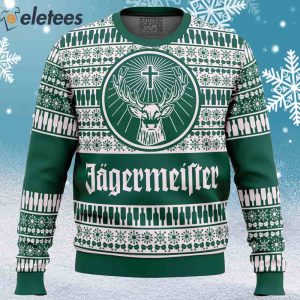 Jagermeister Green Ugly Christmas Sweater 0