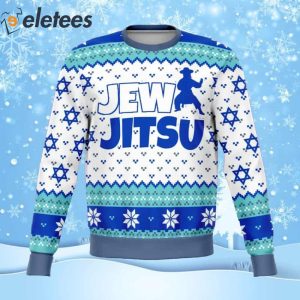 Jewjitsu Ugly Christmas Sweater 1