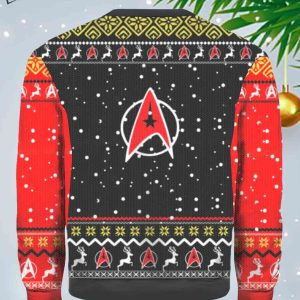 John De Lancie All I Want for Christmas is Q Ugly Christmas Sweater 2