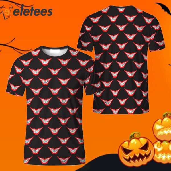 Joker Red Smile Halloween Shirt