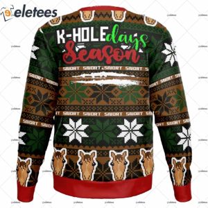 Christmas sweater with clearance hole