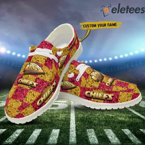 Kansas City Chiefs NFL Personalized Dude Shoes