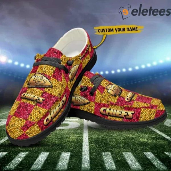 Kansas City Chiefs NFL Personalized Dude Shoes