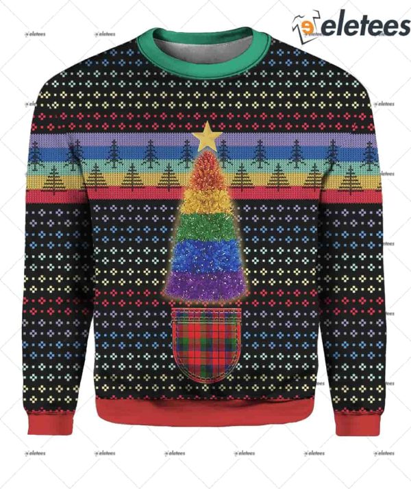 LGBT Christmas Tree Ugly Sweater