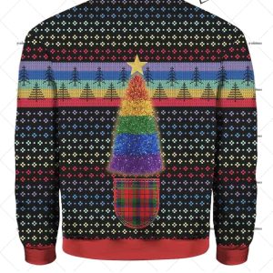 LGBT Christmas Tree Ugly Sweater 2