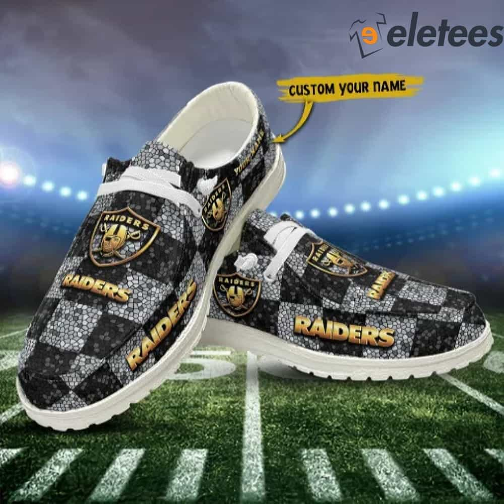 Raiders best sale vans shoes