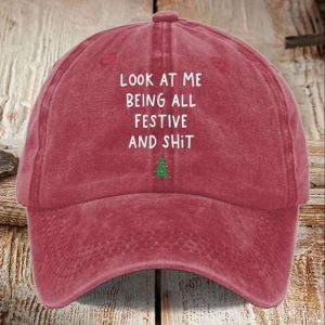 Look At Me Being All Festive And Shit Hat 4