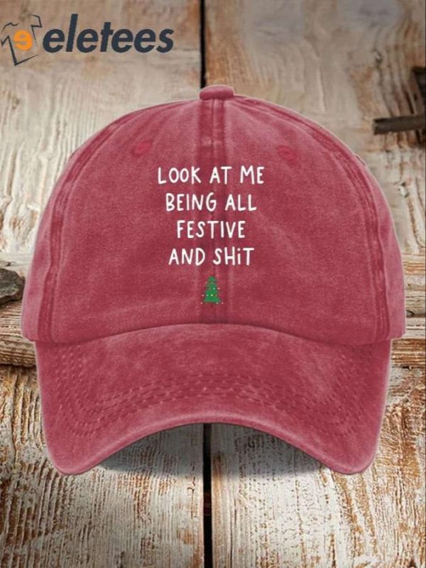 Look At Me Being All Festive And Shit Hat