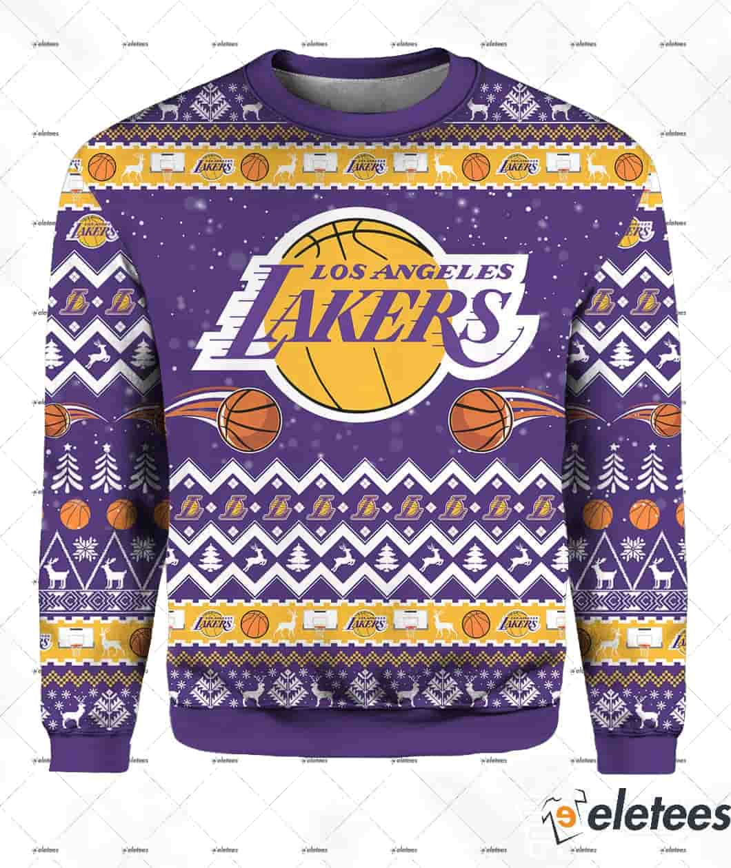 Lakers 2025 christmas jumper