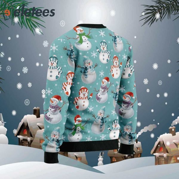 Love Snowman Ugly Christmas Sweater