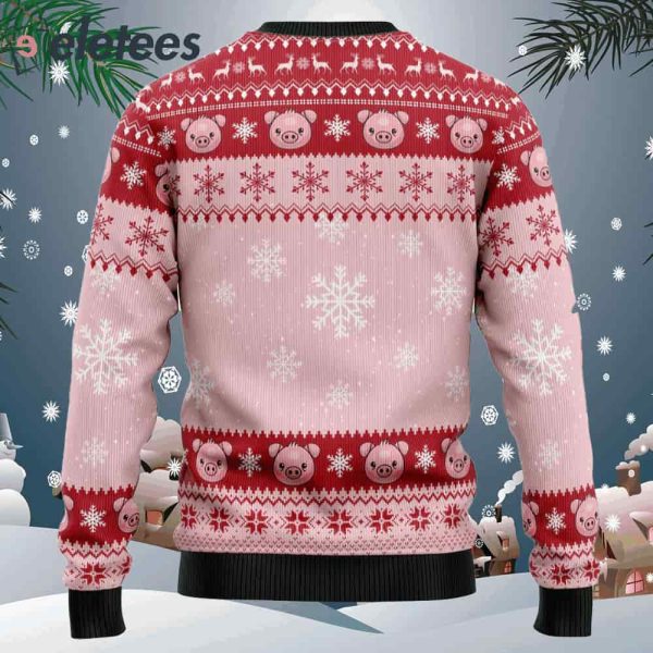 Lovely Pig Ugly Christmas Sweater