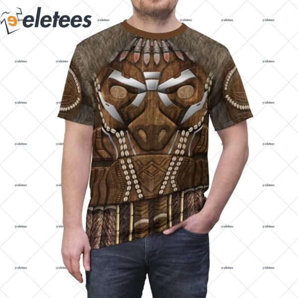 M’Baku Monkey Armor Halloween Costume Shirt