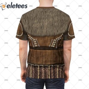 MBaku Monkey Armor Halloween Costume Shirt 2