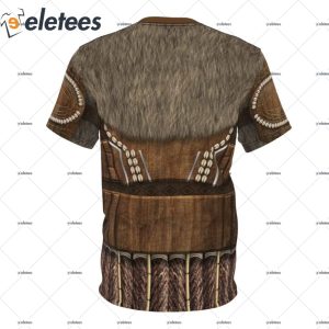 MBaku Monkey Armor Halloween Costume Shirt 4