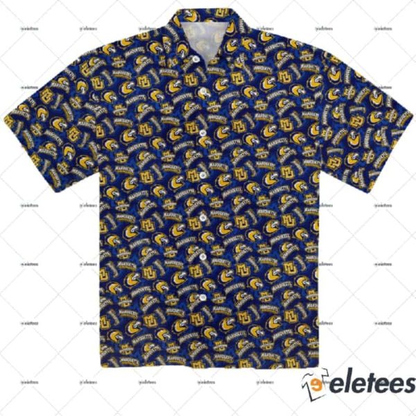 Marquette University 3D Hawaiian Shirt