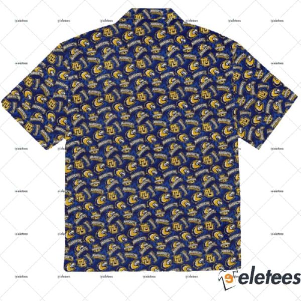 Marquette University 3D Hawaiian Shirt