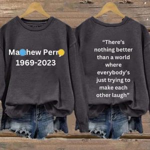 Matthew Perry 1969 2023 Long Sleeve Sweatshirt 4