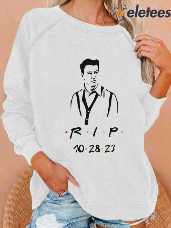 Matthew Perry RIP Friends Printed Casual Sweatshirt