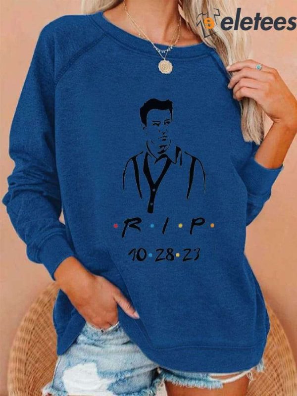 Matthew Perry RIP Friends Printed Casual Sweatshirt