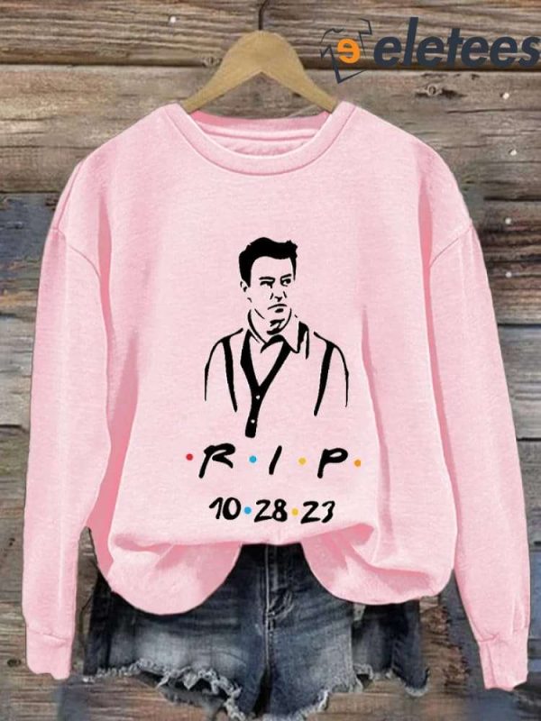 Matthew Perry RIP Long Sleeve Sweatshirt