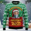 Merry And Masked Christmas 2021 Ugly Christmas Sweater