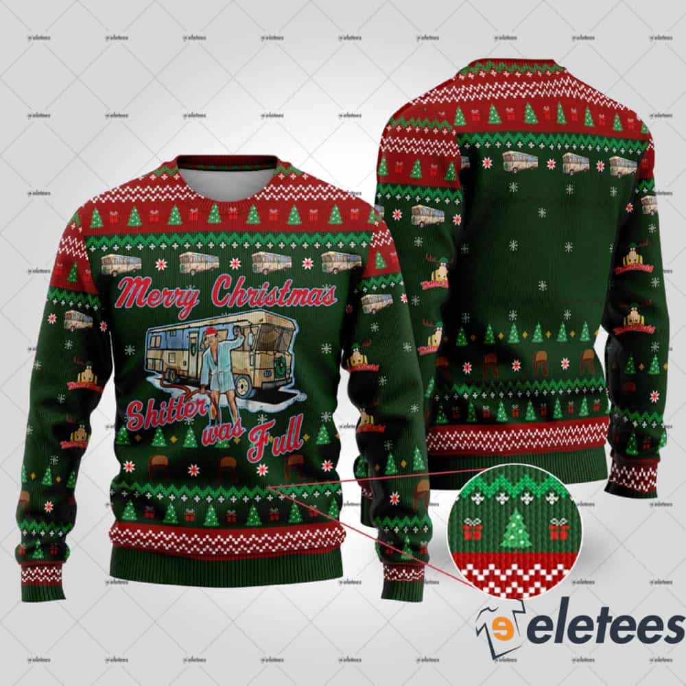 Toronto Maple Leafs NHL Big Logo Checker Ugly Christmas Sweater