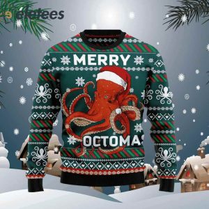 Merry Octomas Ugly Christmas Sweater