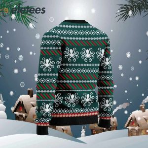 Merry Octomas Ugly Christmas Sweater1