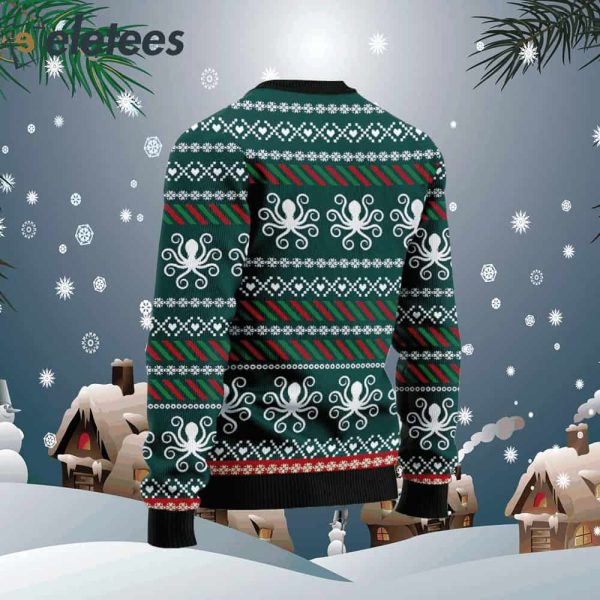 Merry Octomas Ugly Christmas Sweater