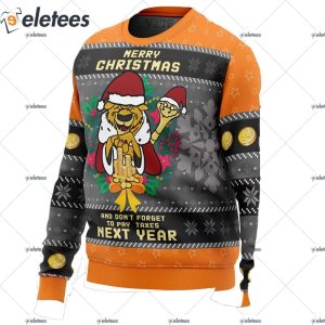 Merry Taxes Christmas Robin Hood Ugly Christmas Sweater 2
