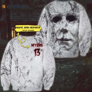Michael Myers Horror White Face 3D All Over Printed Shirt 2