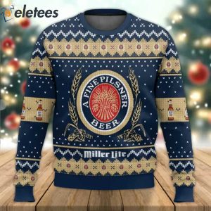 Miller Lite Drink Ugly Sweater 1