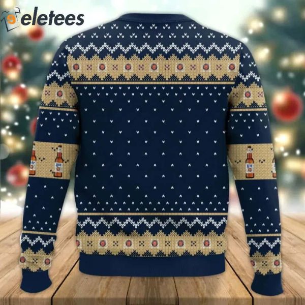 Miller Lite Drink Ugly Sweater