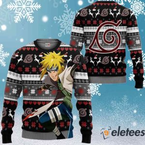 Minato Namikaze Ugly Christmas Sweater 2