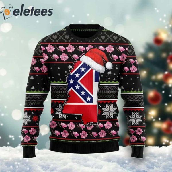 Mississippi Magnolia Ugly Christmas Sweater