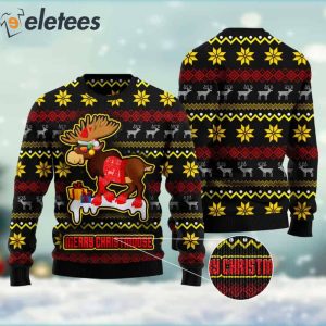 Moose Merry Christmoose Ugly Christmas Sweater 2