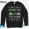 Motorbike Oh What Fun It Is To Ride Ugly Christmas Sweater