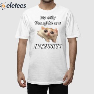 My Only Thoughts Are Intrusive Shirt 1