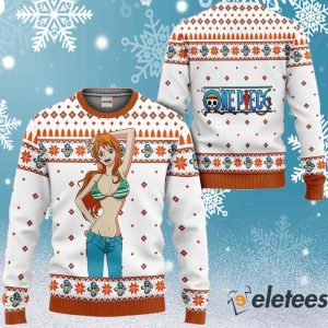 Nami Anime Ugly Christmas Sweater 2