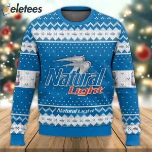 Natural Light Drink Ugly Sweater