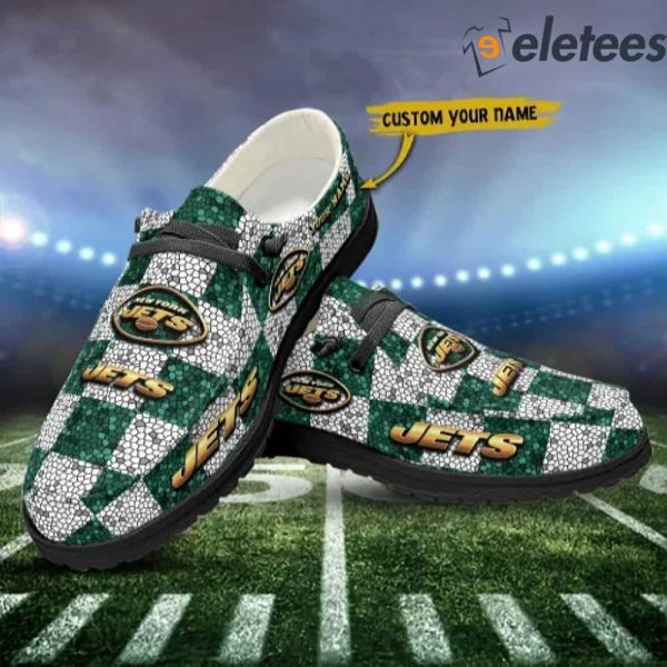 New York Jets NFL Personalized Dude Shoes