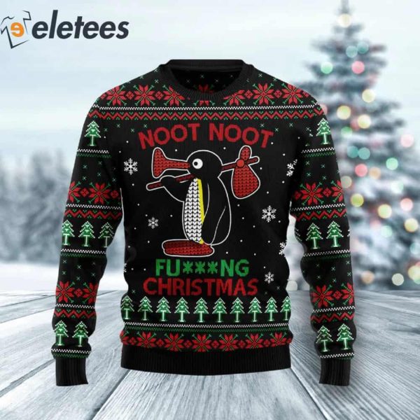 Penguin Noot Noot Ugly Christmas Sweater
