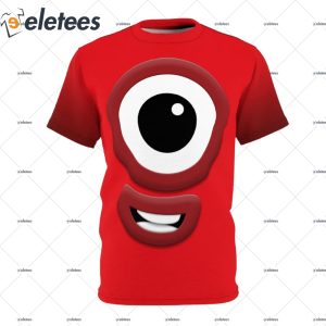 Number One Red Blocks Halloween Costume Shirt 2