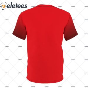 Number One Red Blocks Halloween Costume Shirt 3