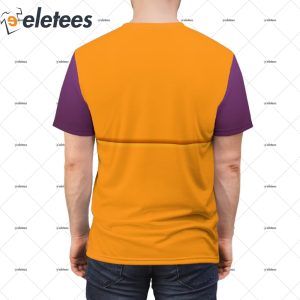 Number Two Orange Blocks Halloween Costume Shirt 2