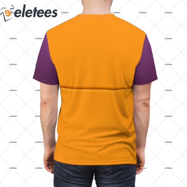 Number Two Orange Blocks Halloween Costume Shirt