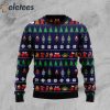 Nutcracker Christmas Dark Blue Ugly Christmas Sweater