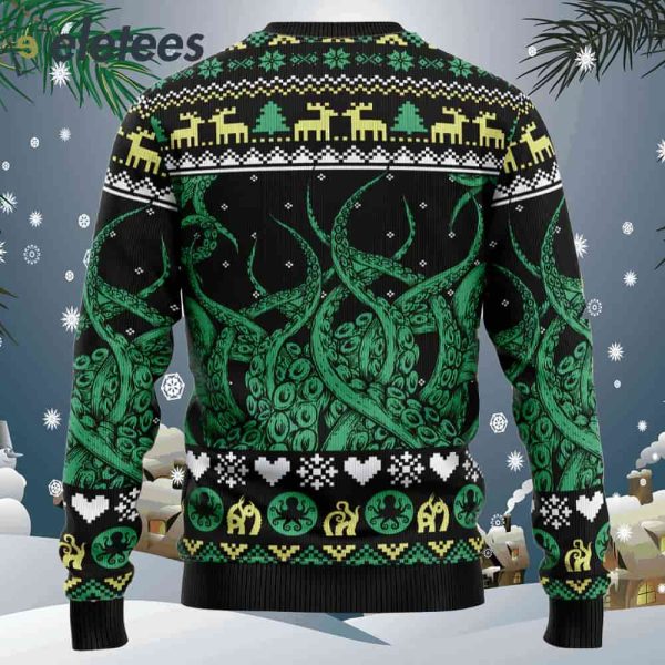 Octopus Cool Ugly Christmas Sweater