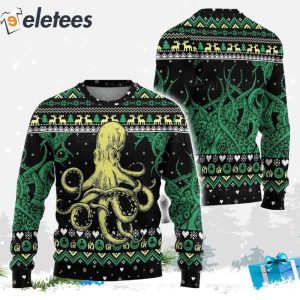 Octopus Ugly Christmas Sweater 1