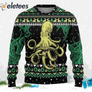 Octopus Ugly Christmas Sweater 2